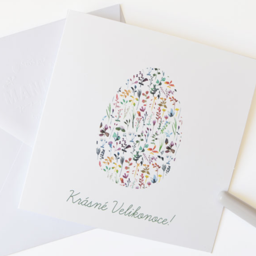 velikonoční přání Vajíčko